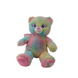 Build A Bear Pastel Fairy Beary Bear Plush Tie Dye 16" Stuffed Animal BAB